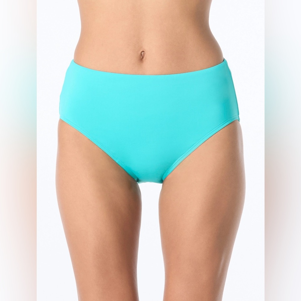 Coco Contours Onyx High Waist Bikini Bottom - Keepsake Size Medium New $66